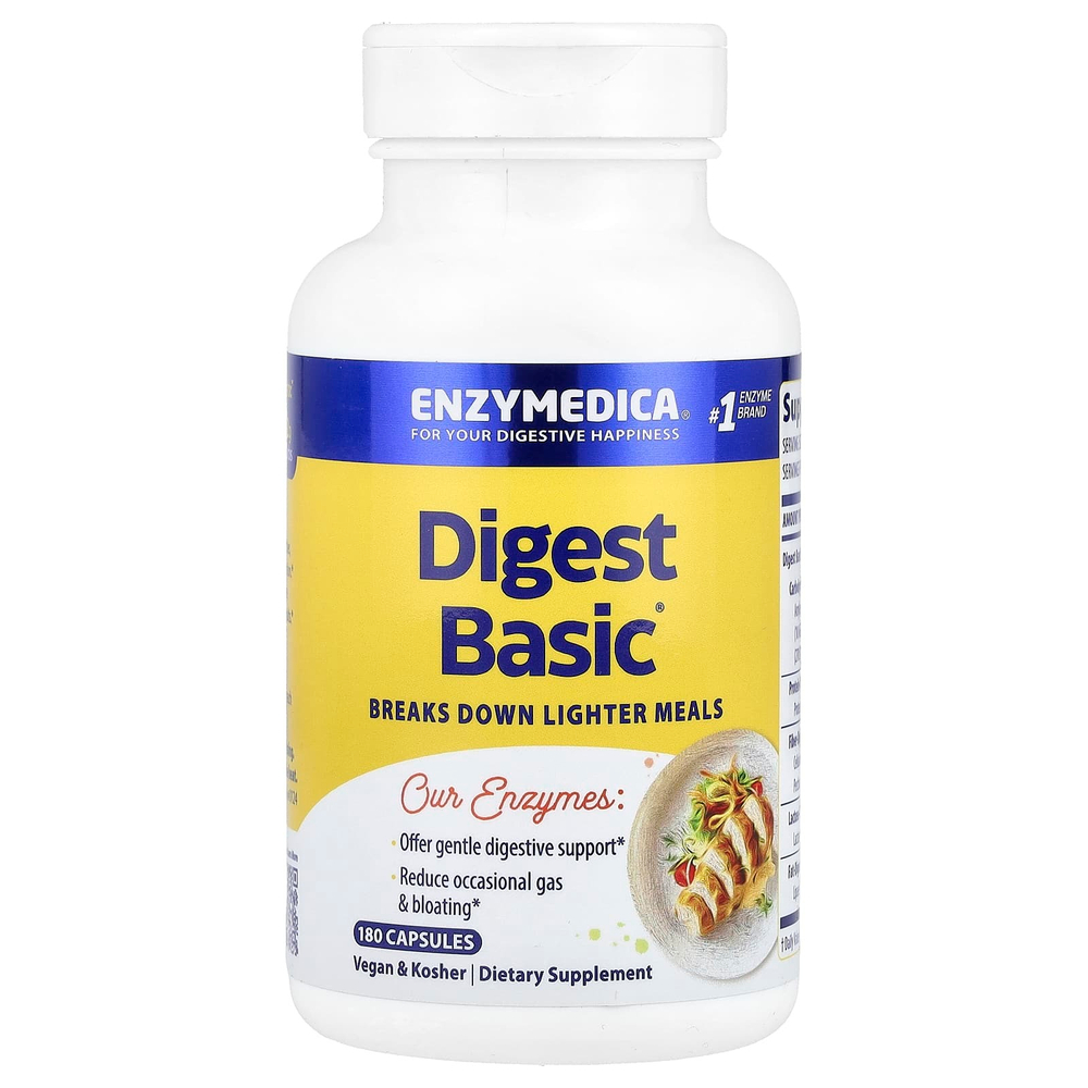 Enzymedica, Digest Basic®, 180 капсул