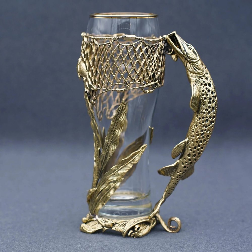 Бокал для пива подарочный "Щука"