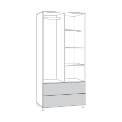 Шкаф Эйп, Белый