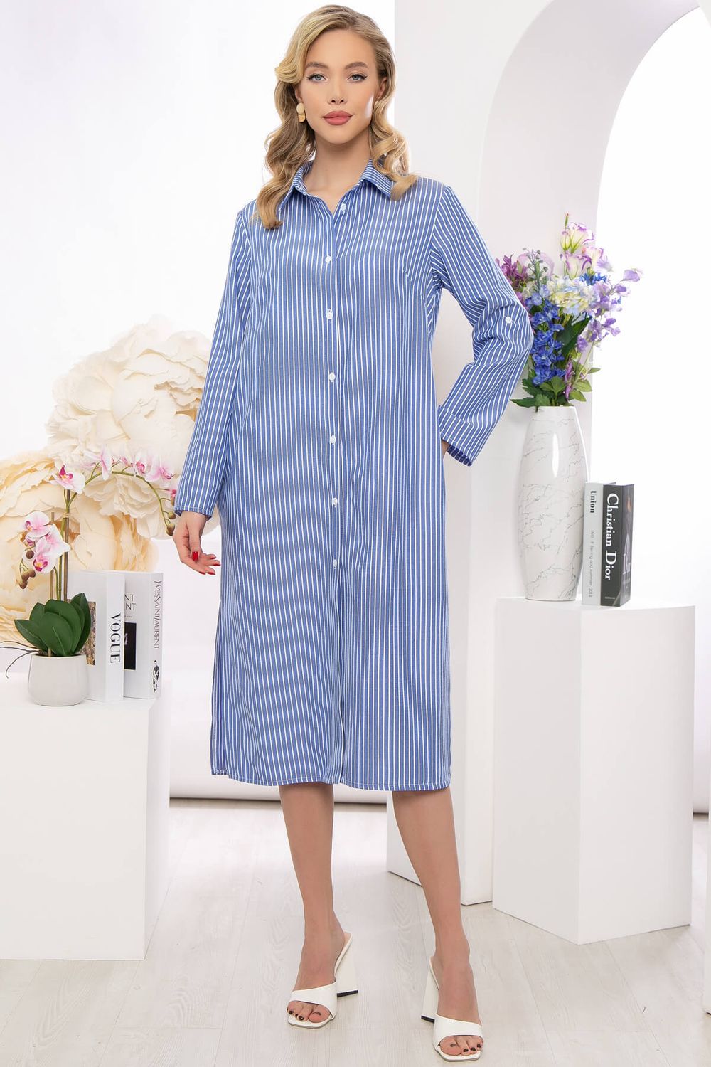 Платье "Ванесса" (голубое) П5359 LT Collection