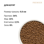 Сухой корм PREMIER для котят Свежее мясо индейки