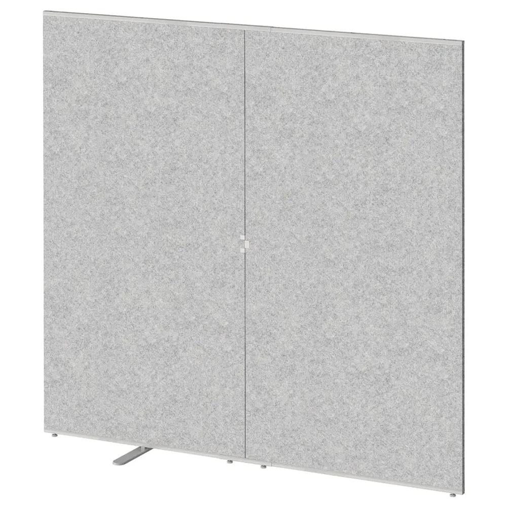 Ножка экрана - IKEA SIDORNA, 40x4x41см, светло-серый, СИДОРНА ИКЕА