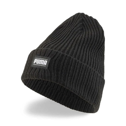 Шапка подростковая PUMA Classic Cuff Beanie Jr YOUTH, 02589401, черный