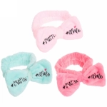 Повязка на голову «New collection Vostok - Счастье есть», цвет розовый, голубой и сиреневый, 20*6см ( упаковка белый ZIP пакет )