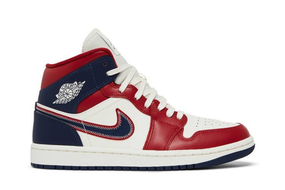 Кроссовки Jordan Air Jordan 1 Mid "Usa 2.0" (Женская размерная сетка)