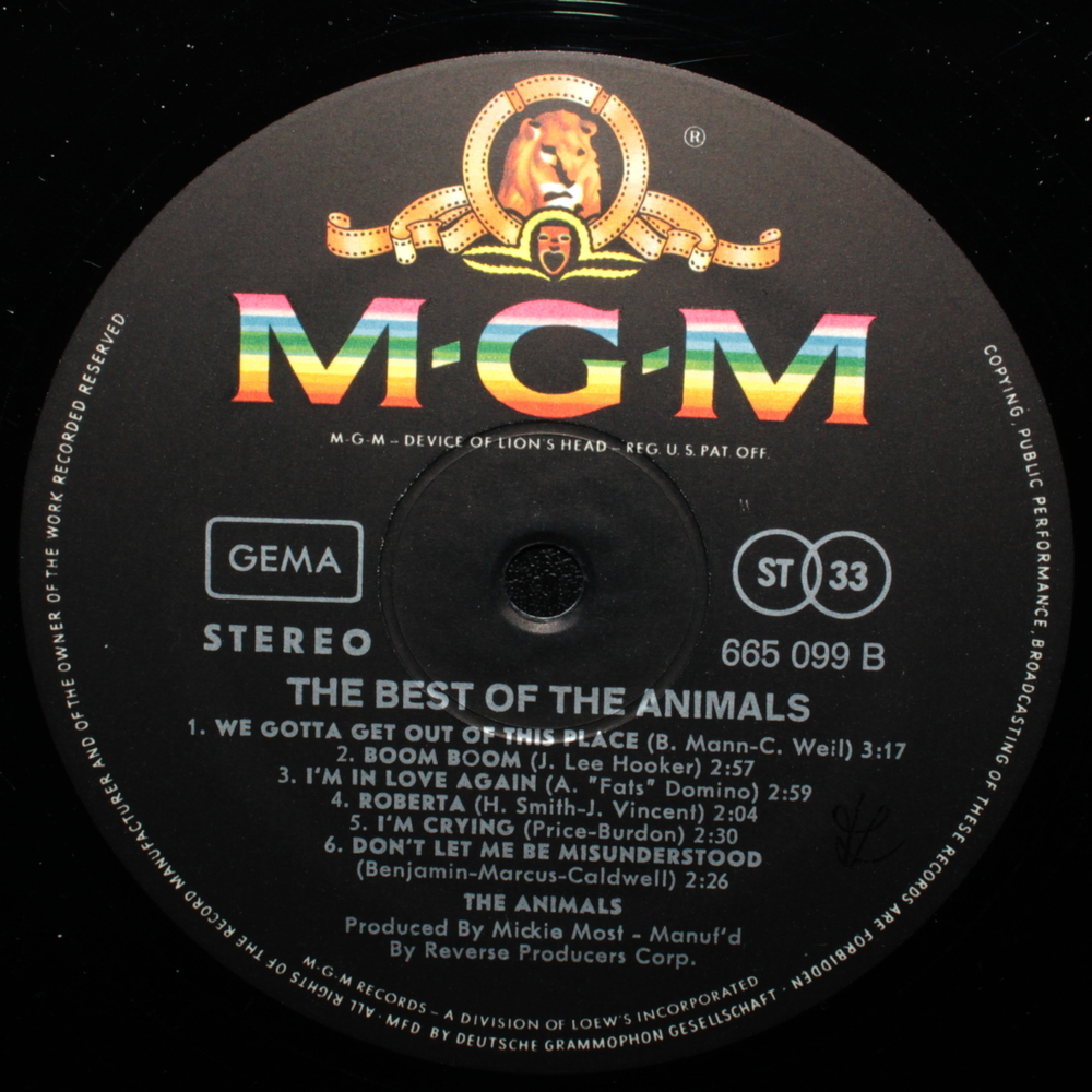 The Animals / The Best Of The Animals (LP)