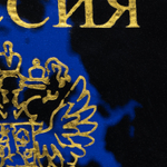 Обложка для паспорта тиснение "Герб" ПВХ ассорти STAFF (50 штук в упаковке)