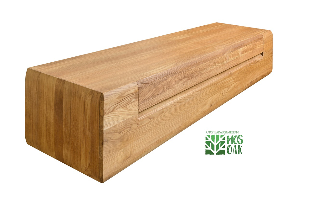 Тумба навесная под ТВ Parma из массива дуба