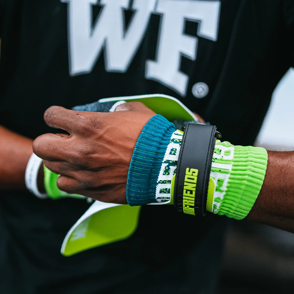 Накладки карбоновые гимнастические WOD Friends Athlete Carbon Grips (Зеленые)
