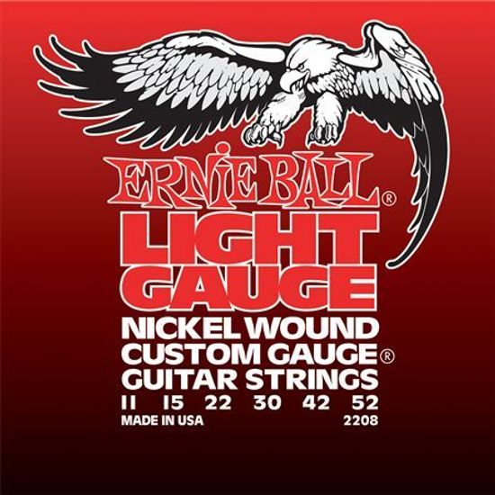 Струны для электрогитары ERNIE BALL 2206 Nickel Wound Light 11-52