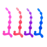 Розовый анальный стимулятор Bendy Twist (Цвет: розовый)