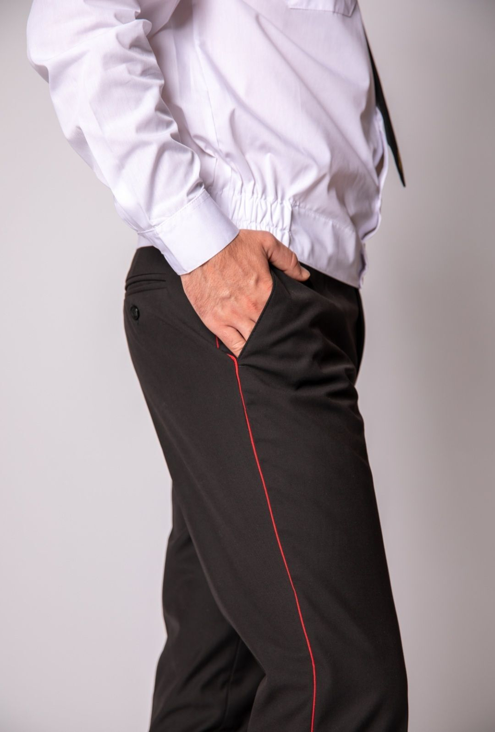 Брюки форменные казачьи милиция милицейские полиция полицейские полиция армия военные мвд кадетские юстиция с красным кантом мужские в офис на работу школьные черные классические классика теплые утепленные зимние на флисе