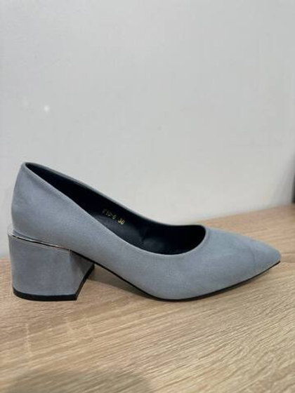 Туфли из эко замши