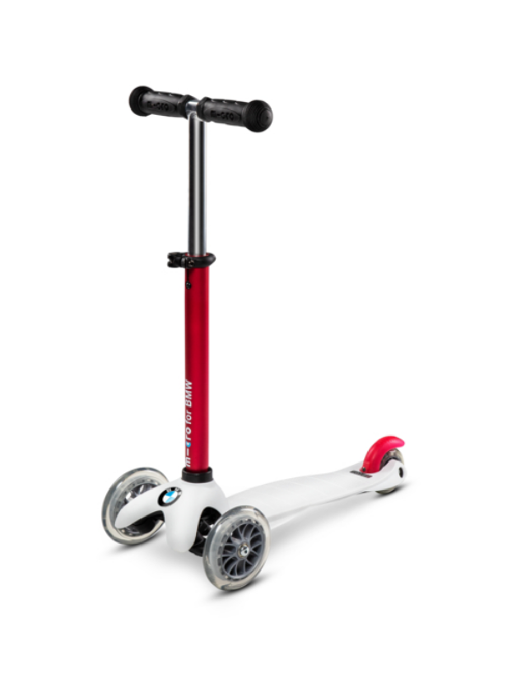 Самокат BMW Mini2Go бело-красный Дисконт