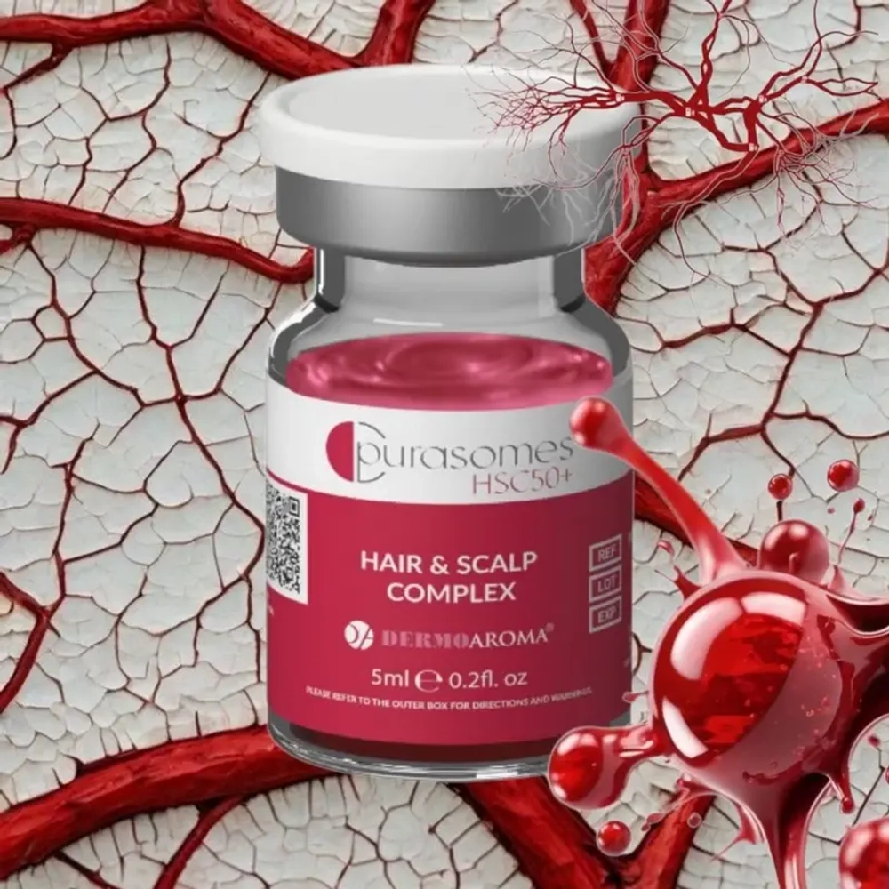 Hair&Scalp Complex Purasomes HSC 50+ Dermoaroma | Сыворотка с экзосомами для волос