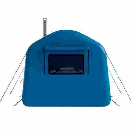 Баня пневмокаркасная 2,4×2,4×2,2 м, из ПВХ, синяя