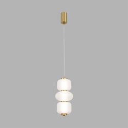 8324/25L LEDIO LN26 377 бронза/белый, металл/стекло Подвес LED 10W 4000K 220V TAISHA