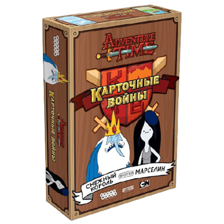 Настольная игра Время Приключений: Карточные Войны. Снежный Король против Марселин
