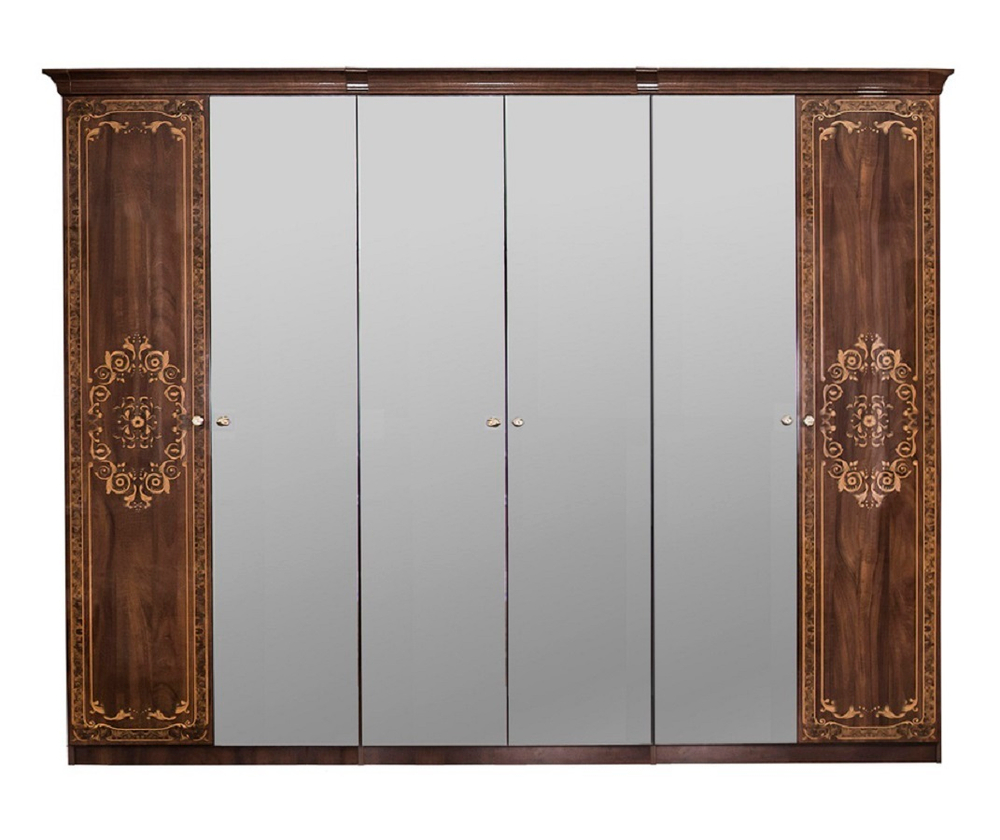 Патрисия (Эра) Шкаф шестидверный (2+2+2) с зеркалом (караваджо)