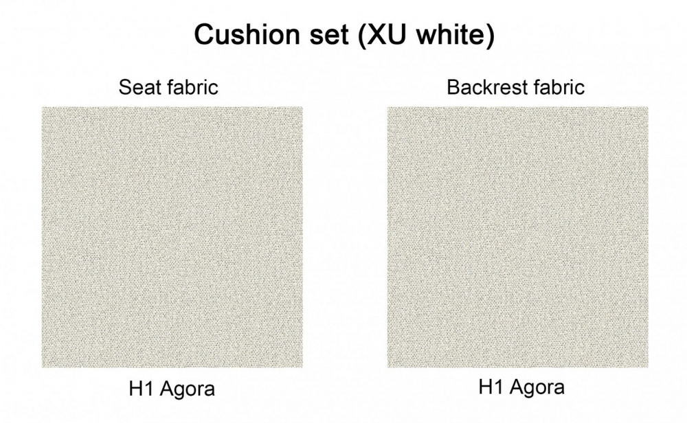 Кресло лаунж c подушкой Scab Design Flap, лен, белый