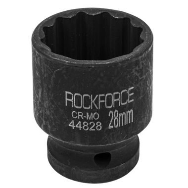 Головка ударная 28мм 12гр. 1/2'' RockForce RF-44828