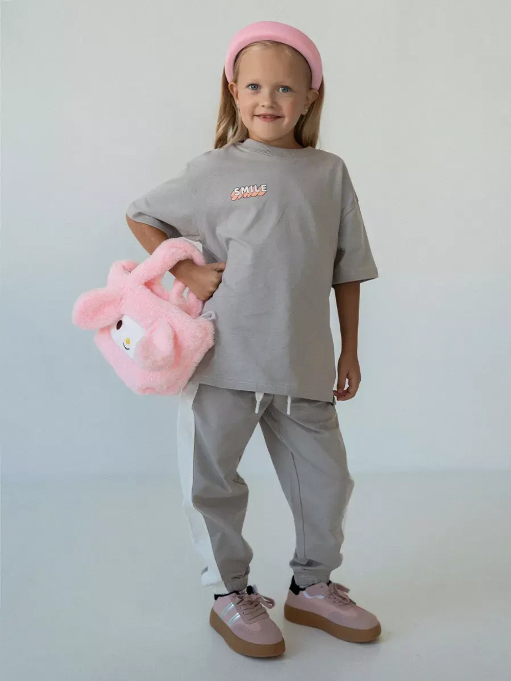 Штаны для мальчика спортивные бежевые