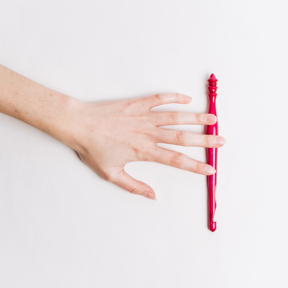 Деревянный крючок для вязания из древесины клена 8.5 мм. K338