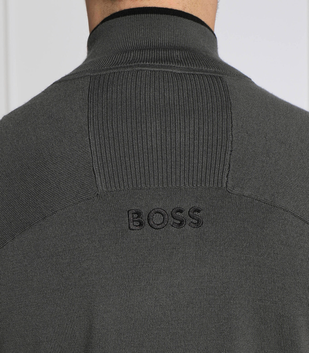 свитер zelvin BOSS GREEN - графитовый(50475142)