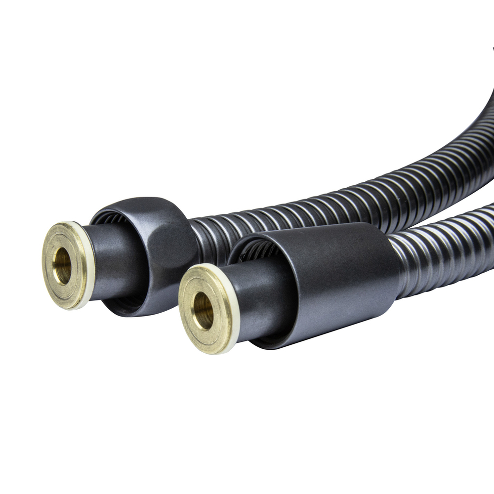 Шланг душевой 175 см имп/кон, EPDM, нерж.сталь ГРАФИТ  MIXLINE MIX-2-175 (коробка)