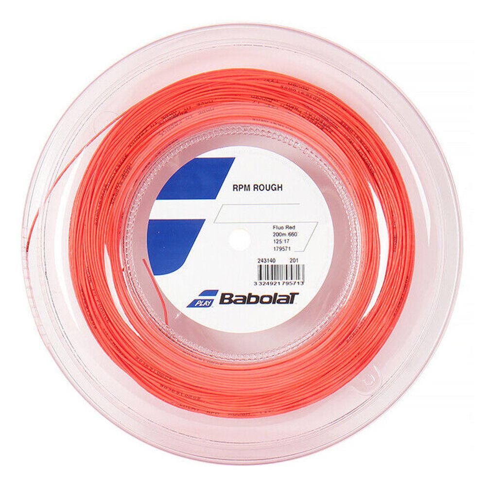 Струны для тенниса BABOLAT RPM BLAST ROUGH RED Бобины 200 м