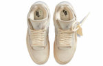 Кроссовки Off-White X Jordan Air Jordan 4 "Sail" (Женская размерная сетка)