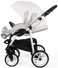 Детская коляска Indigo Indigo New 2 в 1 In02 св.серый