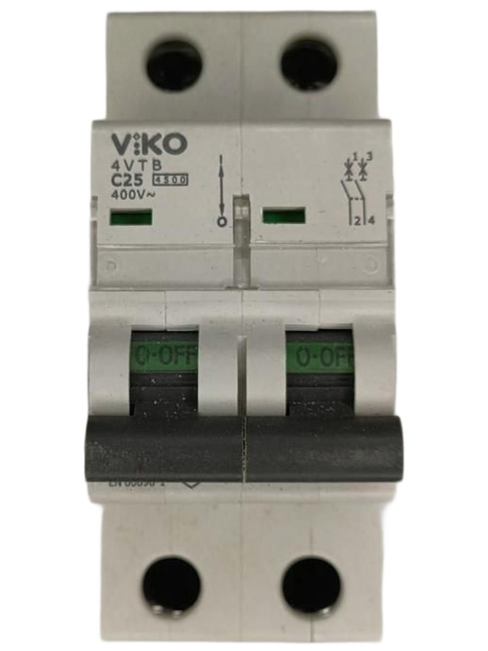Автоматический выключатель VIKO 2P 25А C