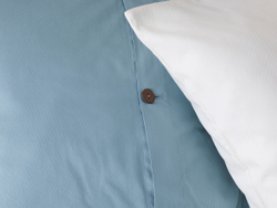 Постельное белье 2 спальное евро Curt Bauer Tender 9028 ocean голубое