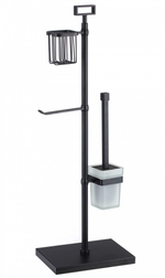 88037-C Стойка напольный (ерш,б/держ.,осв.) ЧЕРНЫЙ  GANZER (4/1шт)