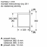 Встраиваемая микроволновая печь Bosch BFL623MS3