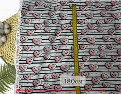 Кулирка с лайкрой СЕРДЕЧКИ