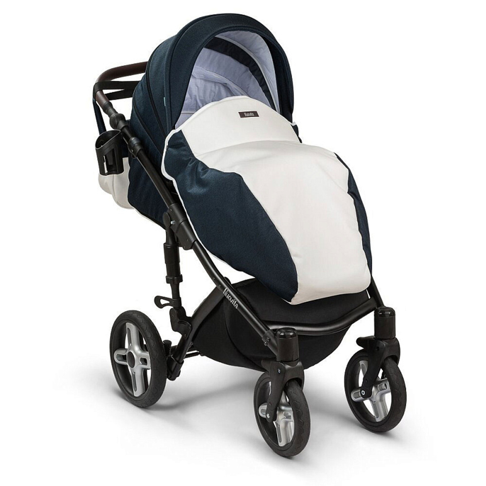 Детская коляска Nuovita Carro Sport 2 в 1 Blu bianco/Сине-белый