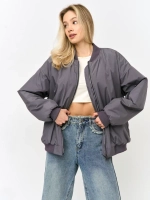 Бомбер оверсайз утепленный