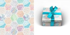 Hədiyyə kağızı \ Упаковочная бумага  "Мраморная мозайка" УБ-8130