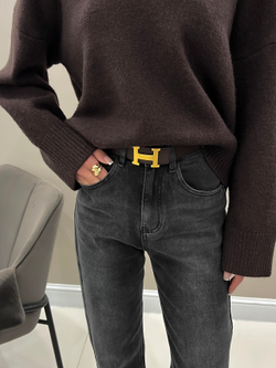 Джинсы Straight Dark Grey