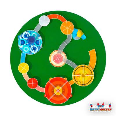 Канатная башня «Радужная Гавань», 25×25×10 м