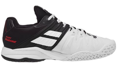 Мужские кроссовки теннисные Babolat Propulse Fury AC Men - white/black