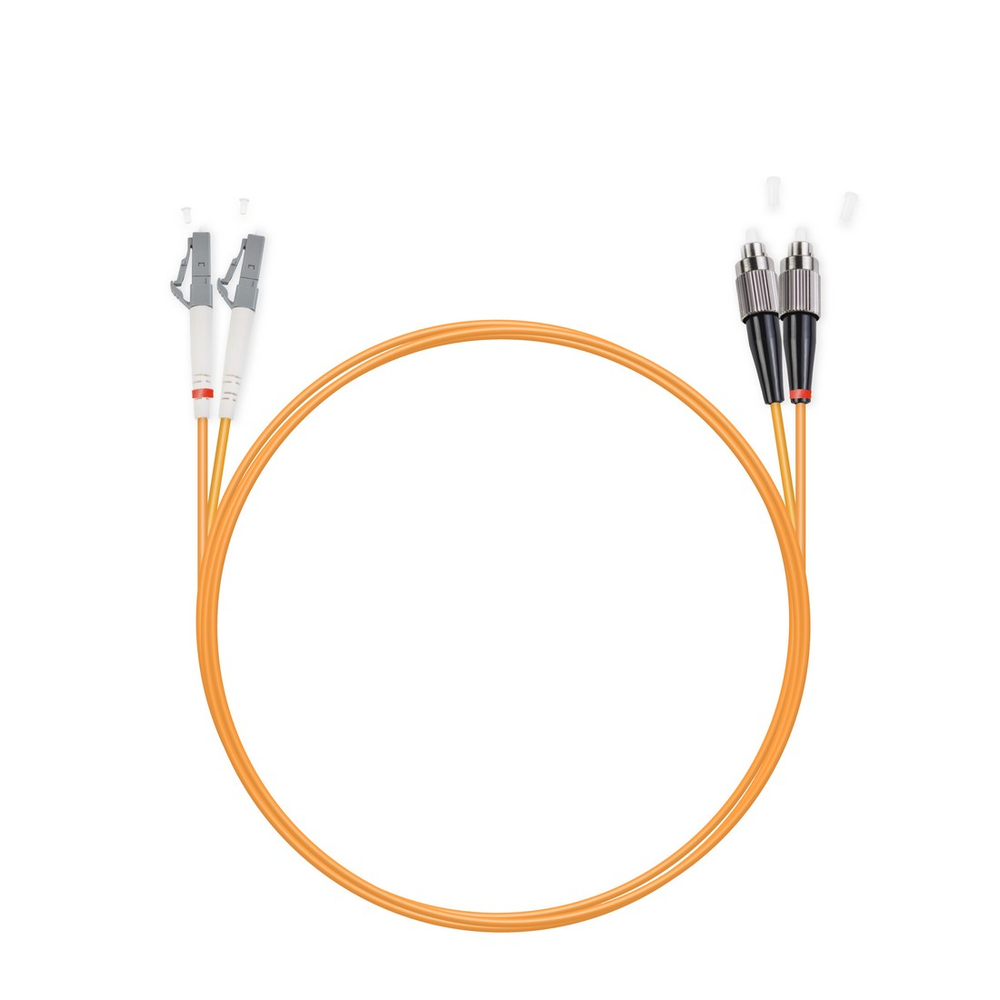 Патч Корд Оптоволоконный FC/UPC-LC/UPC MM OM1 62.5/125 Duplex 3.0мм 1 м