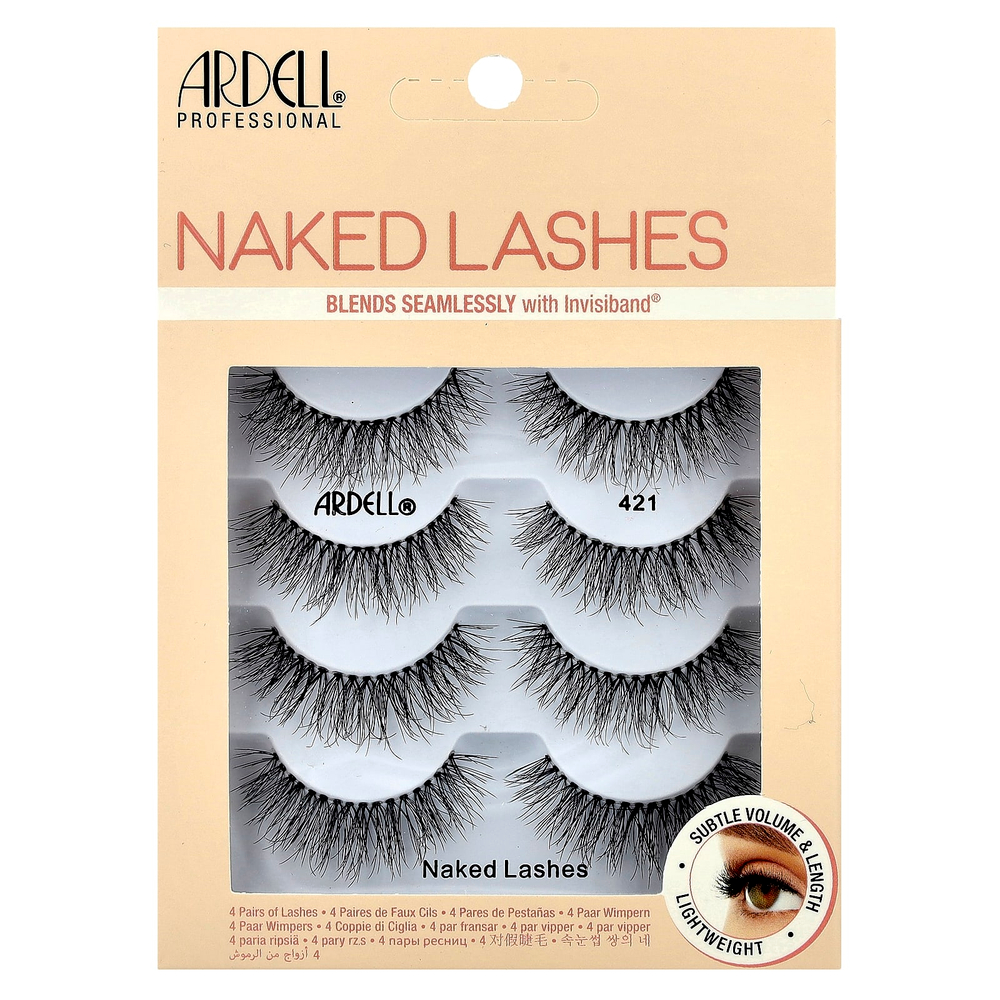 Ardell, Naked Lashes, 421`` 4 пары