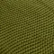 Плед из хлопка жемчужной вязки оливкового цвета Essential, 130х180 см