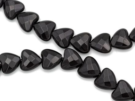 Бусина из агата Сердце 12мм, огранка