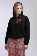 Худи HELGI INGVARR Солнце Женский Черный