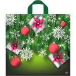 Пакет ПЭ с петлевой ручкой 44+6см(Подарки в елках) НГ Тико (х50)