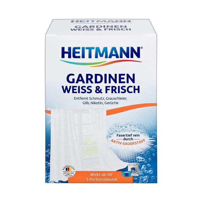 Heitmann Средство для стирки гардин и занавесок 5 пакетиков по 50 гр.